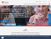 Tablet Screenshot of cubiks.se